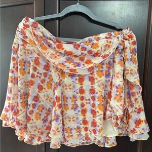 Aerie Vibrant Floral Skirt